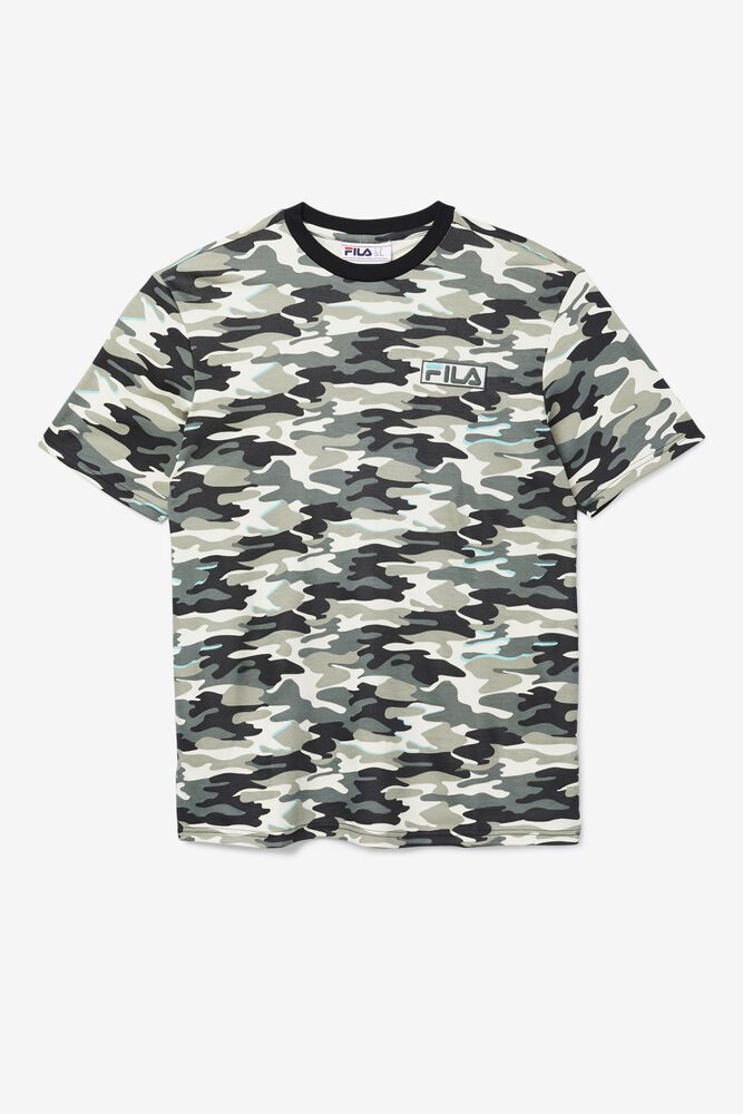 Fila T-Shirt Mens Leopard - Valentine Camo - Philippines 5370289-IS